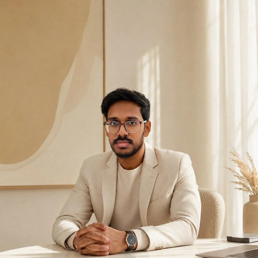 Aditya A., Co-Founder of Opulent Grow, the UK web design studio