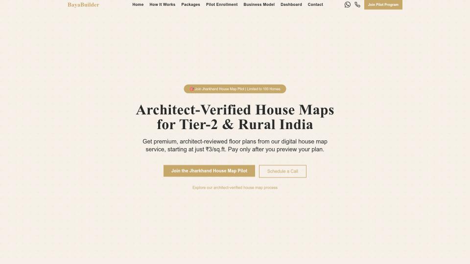 Residential house plan service, website showcase